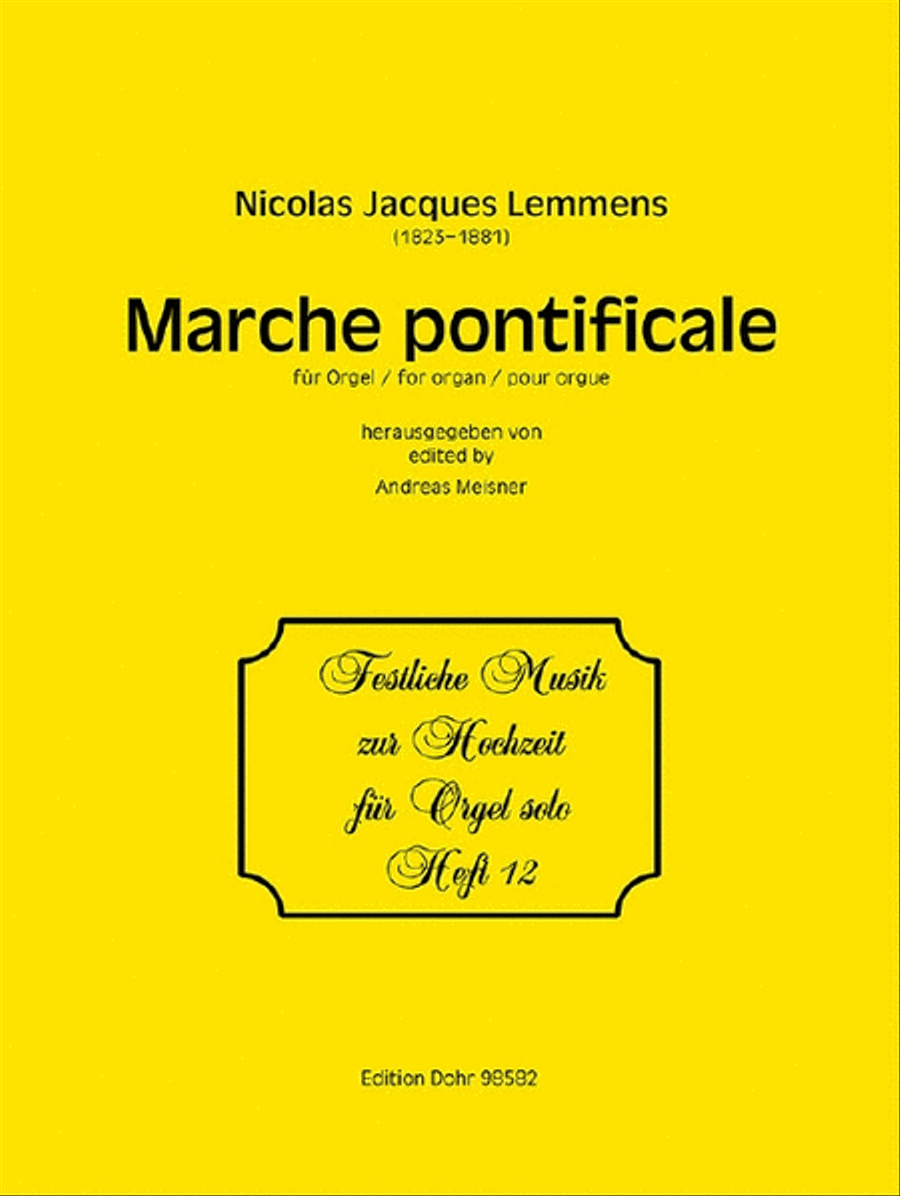 Marche Pontificale 12 Organ scores gallery preview page 1