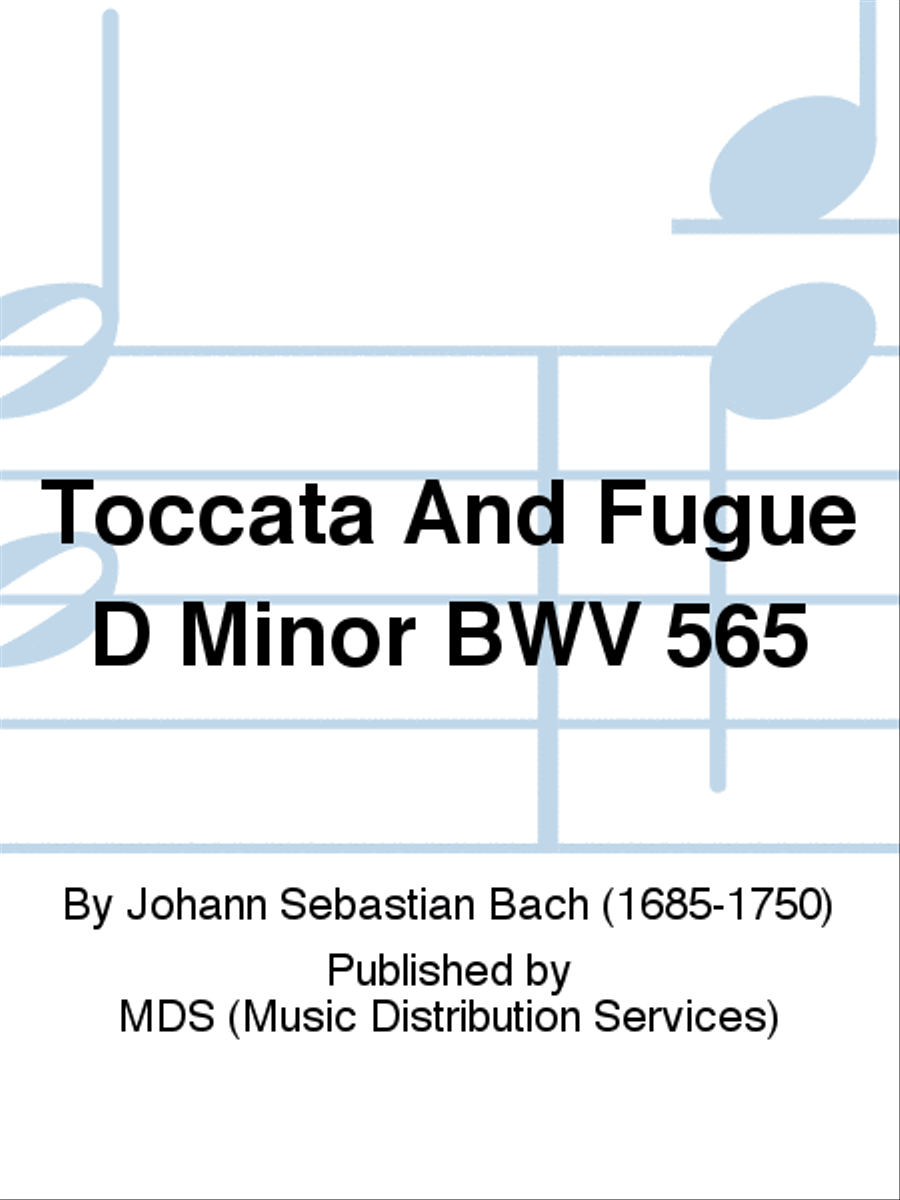 Toccata and Fugue D Minor BWV 565 Organ scores gallery preview page 1