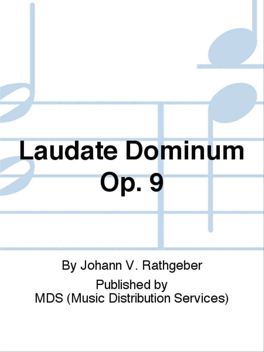 Laudate Dominum op. 9 Choir scores gallery preview page 1