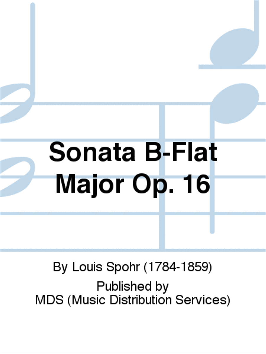 Sonata B-flat Major op. 16 Harp scores gallery preview page 1
