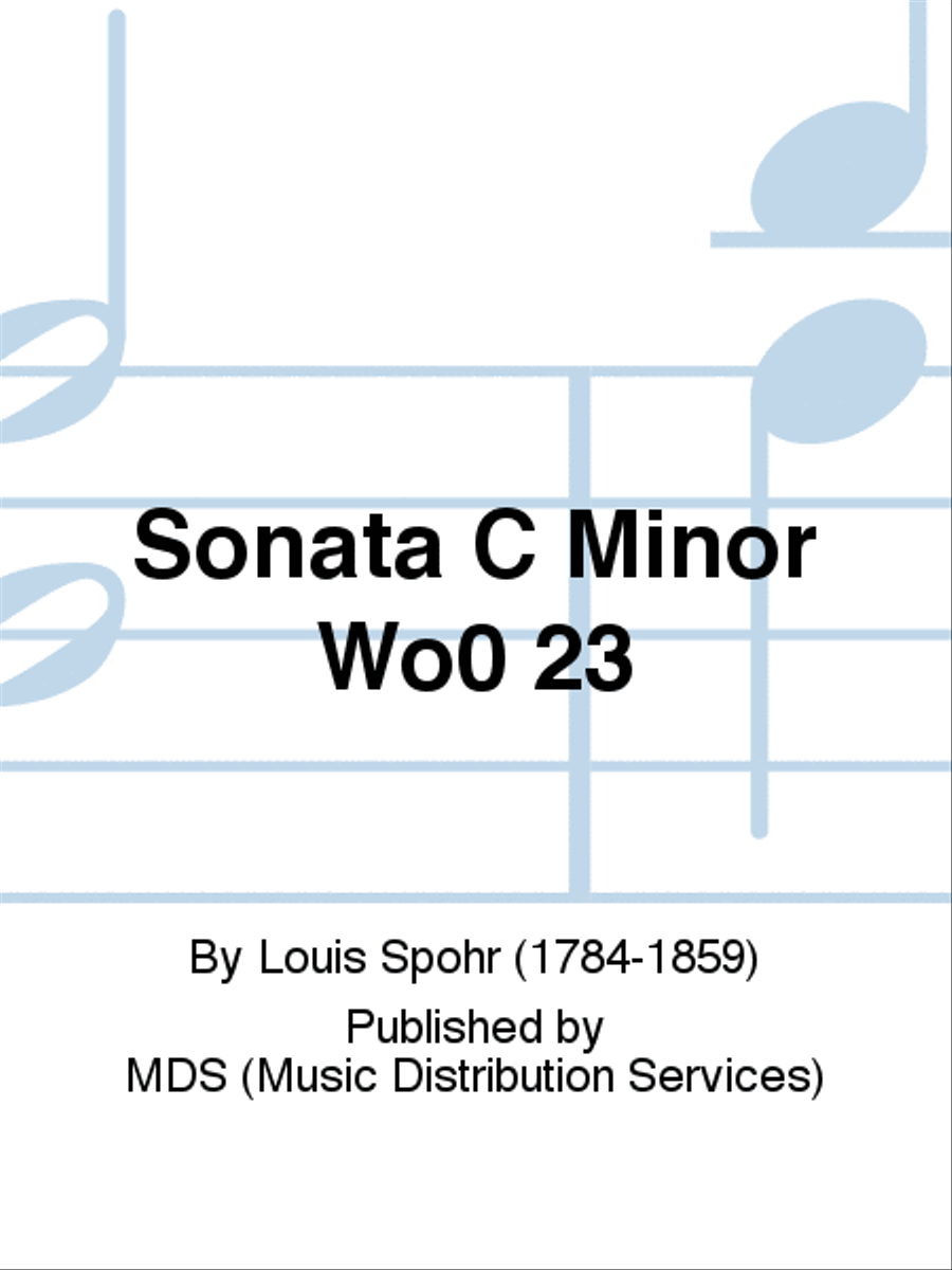 Sonata C Minor Wo0 23 Harp scores gallery preview page 1
