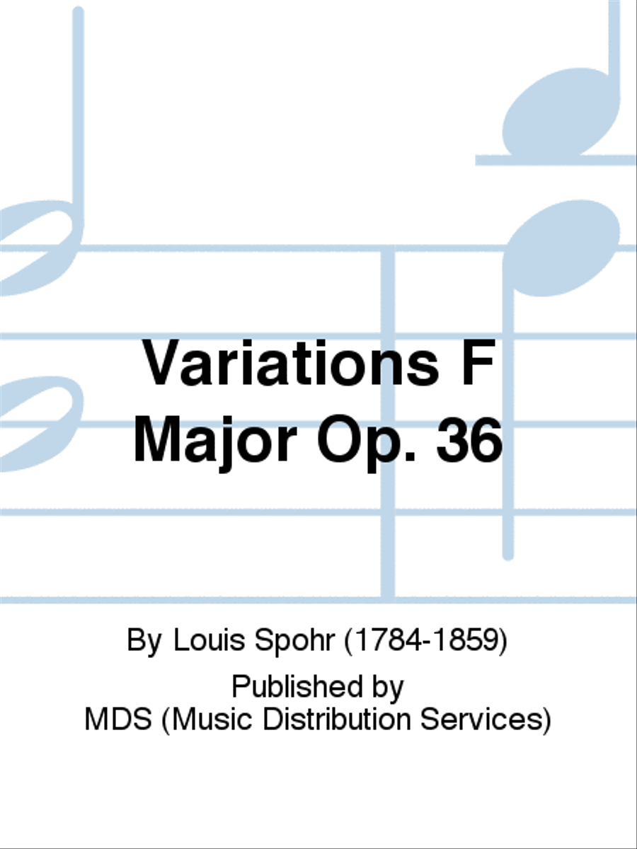 Variations F Major op. 36 Harp scores gallery preview page 1