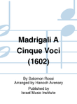 Il Secondo Libro De Madrigali A Cinque Voci