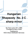 Hungarian Rhapsody No. 2 C sharp minor mini preview