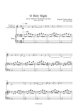 O Holy Night. For Solo Trombone/Euphonium in Bb (treble clef) and Piano
