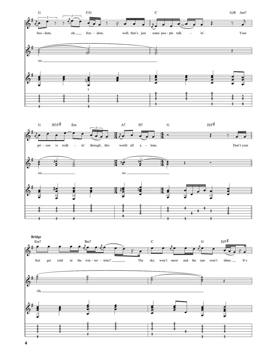 Desperado Desperado Acoustic Guitar scores gallery preview page 4