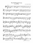 The Old Rugged Cross, for Solo Violin