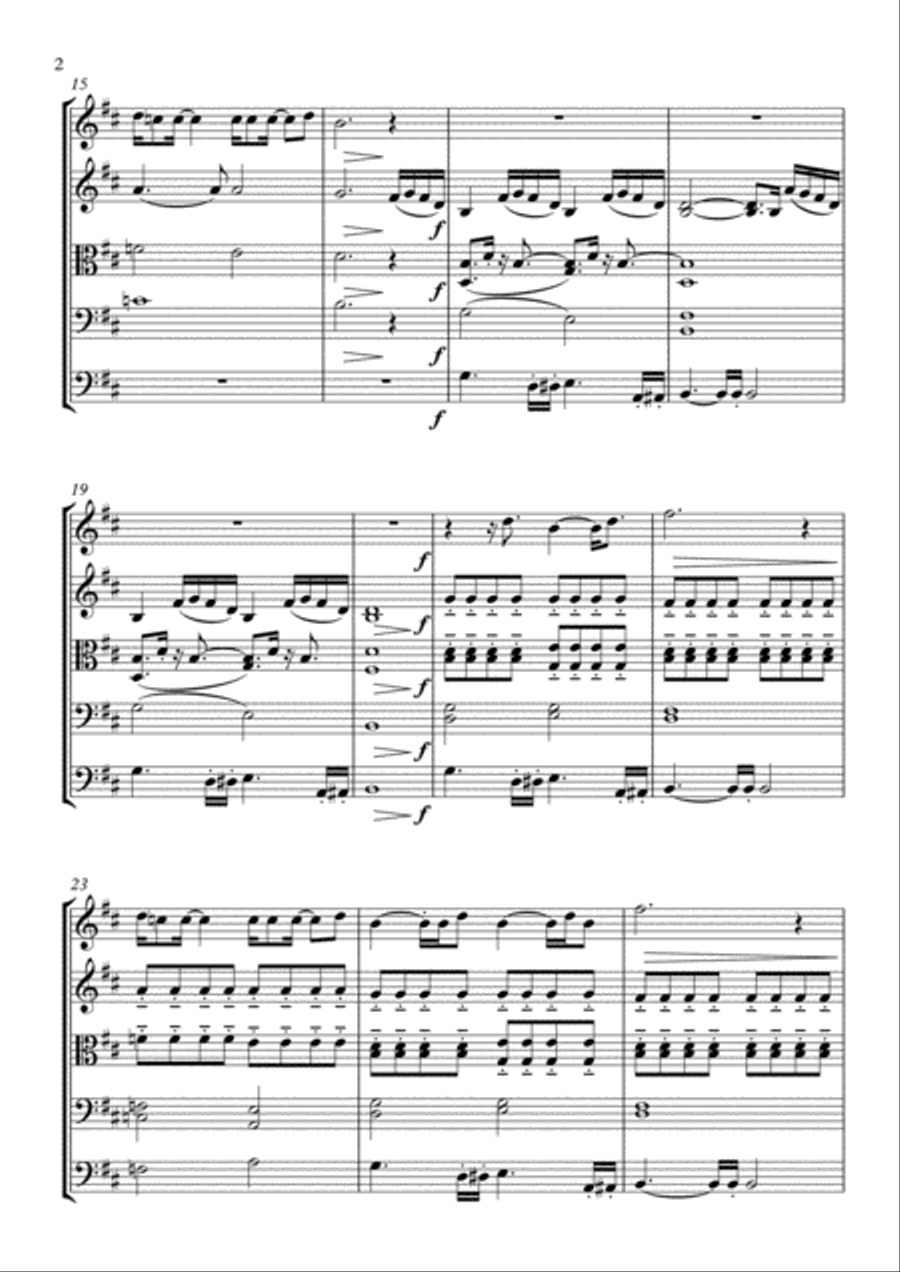 Trouble String Orchestra scores gallery preview page 2