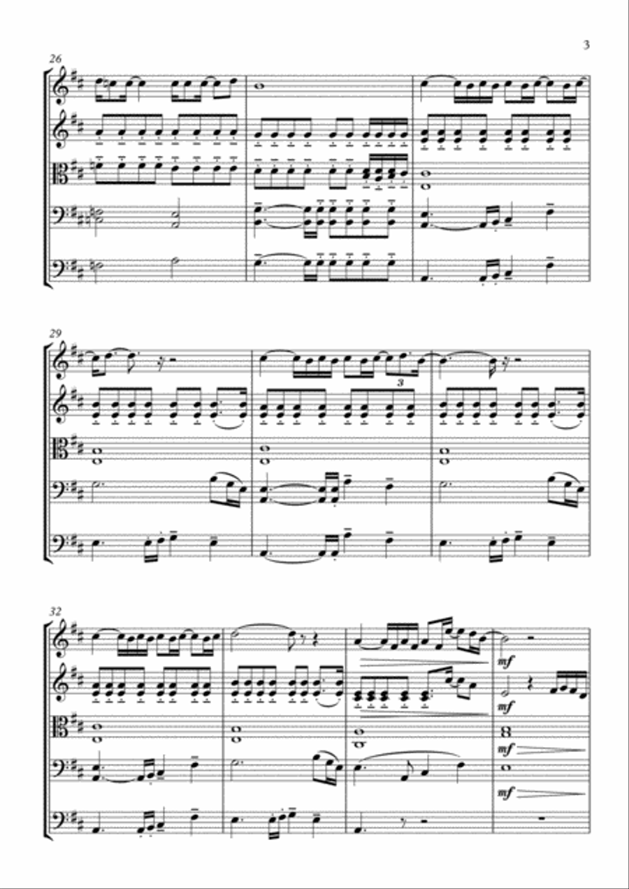 Trouble String Orchestra scores gallery preview page 3