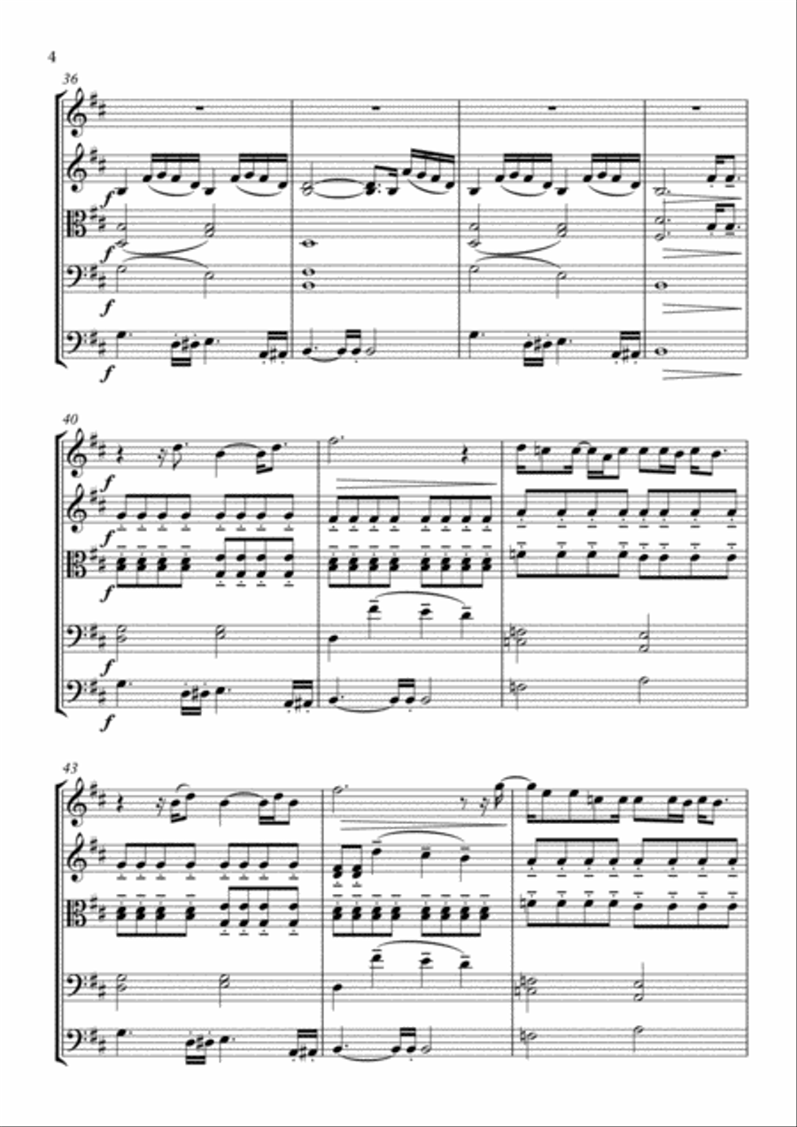 Trouble String Orchestra scores gallery preview page 4