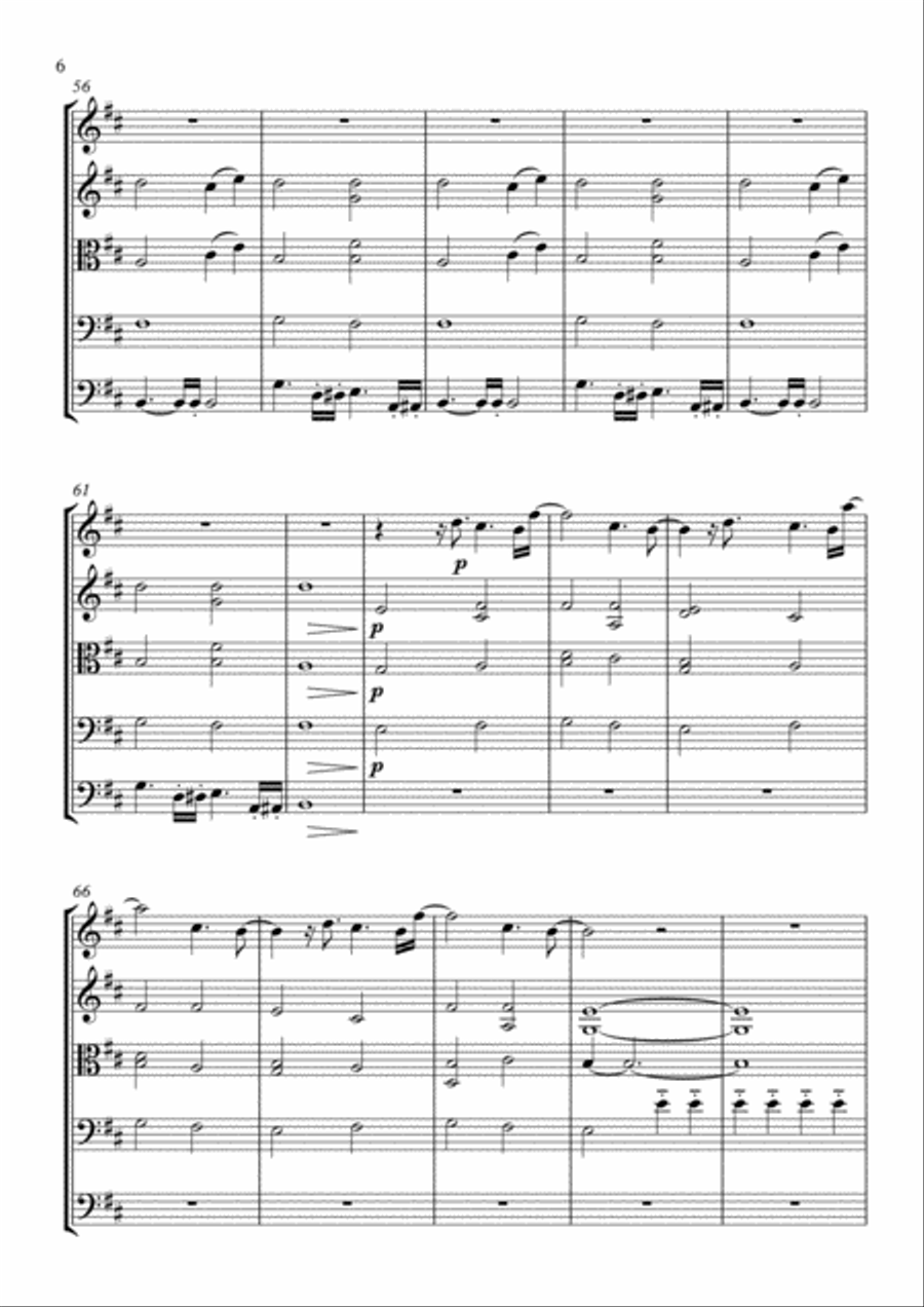 Trouble String Orchestra scores gallery preview page 6
