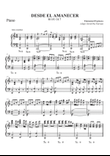 Rojo 24.7 Desde el amanecer PIANO (Accompaniment)