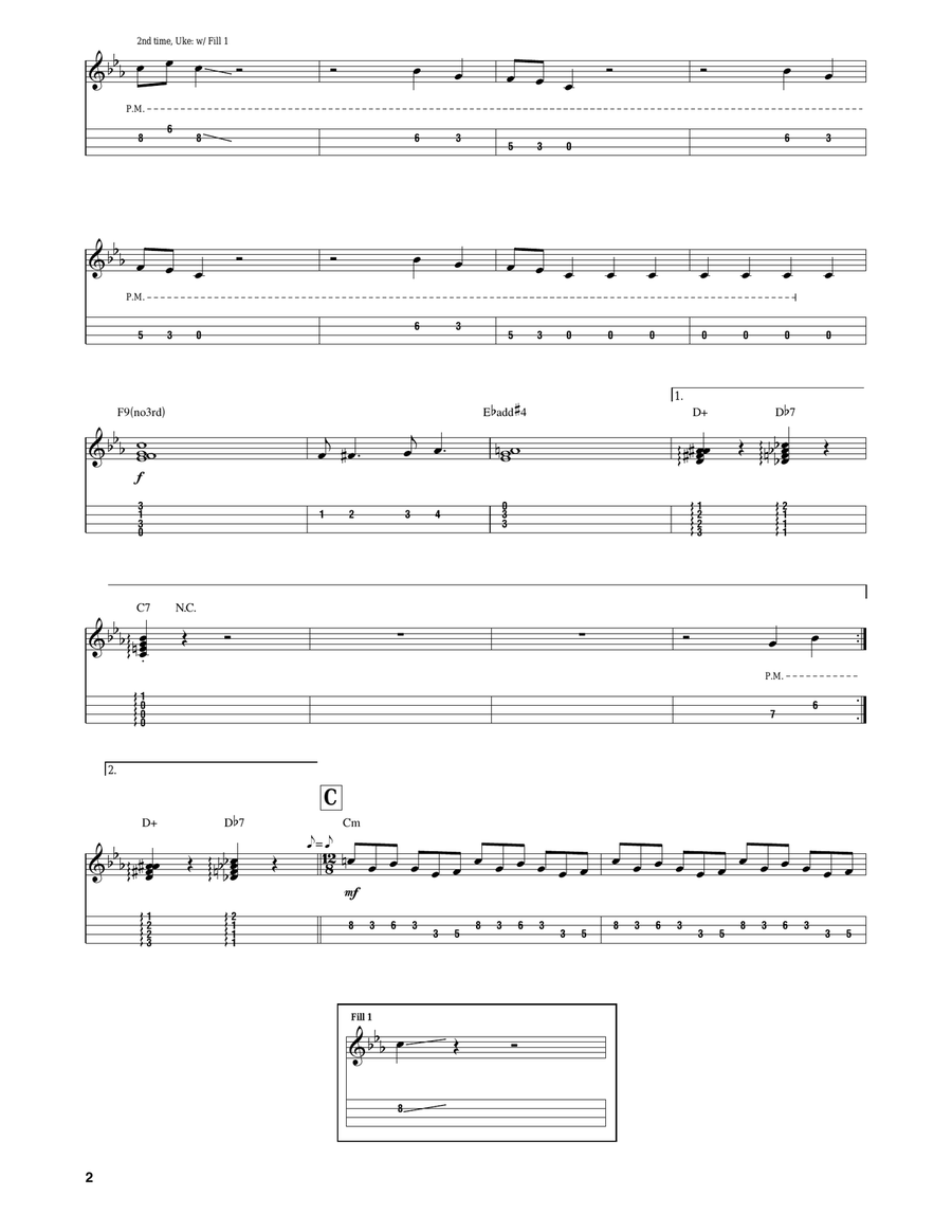If Six Was Nine (arr. Jake Shimabukuro) Ukulele scores gallery preview page 2