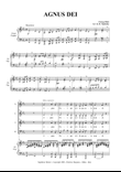 AGNUS DEI - G. Bizet - Arr. for SATB Choir and Organ/Piano - Score Only
