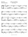 A Peaceful Place - Early Intermediate