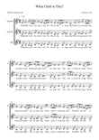 What Child is This? Christmas carol on Greensleeves, words by Dix SSA Unaccompanied