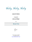 Holy, Holy, Holy for Brass Trio