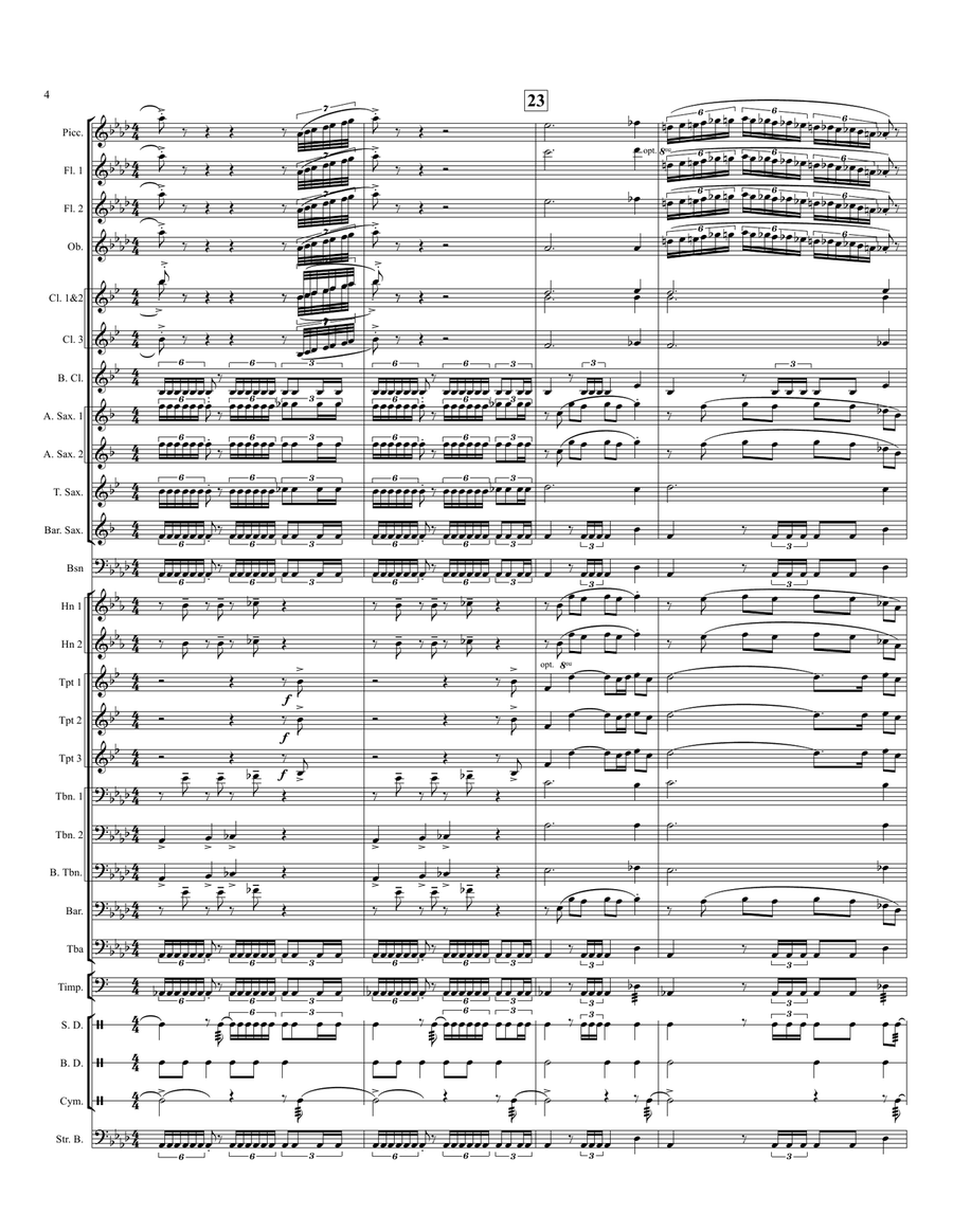 Stargate Sg-1 (tv Ser Incidental Music) Stargate Sg-1 (tv Ser Incidental Music) Large Ensemble scores gallery preview page 4
