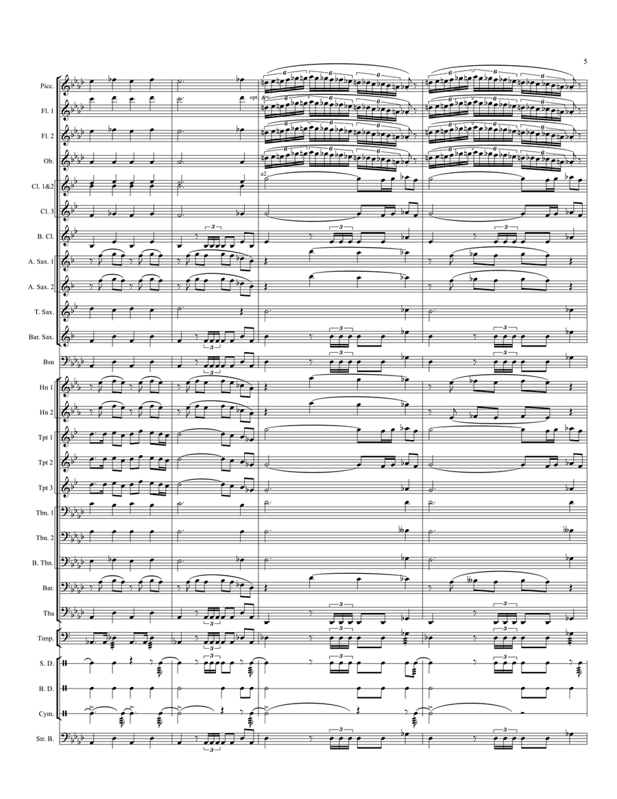 Stargate Sg-1 (tv Ser Incidental Music) Stargate Sg-1 (tv Ser Incidental Music) Large Ensemble scores gallery preview page 5