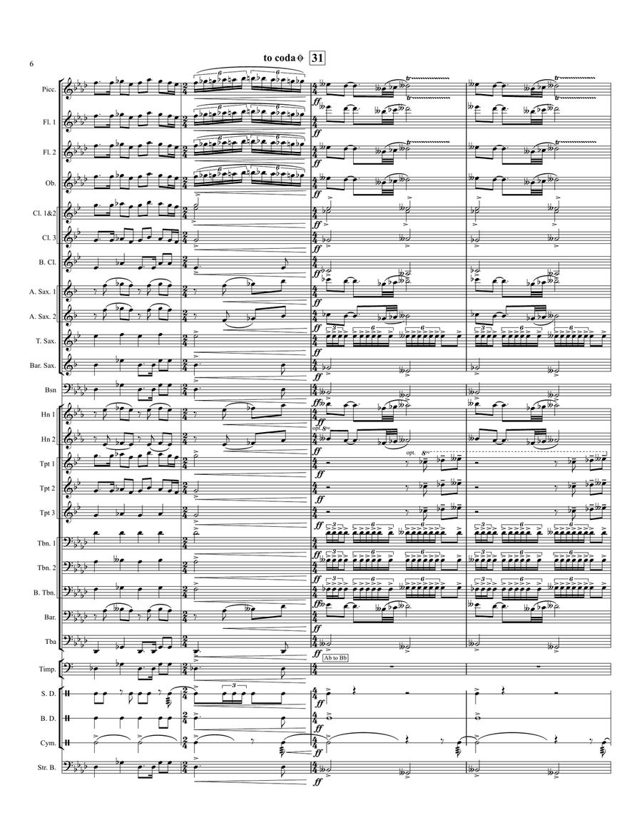 Stargate Sg-1 (tv Ser Incidental Music) Stargate Sg-1 (tv Ser Incidental Music) Large Ensemble scores gallery preview page 6