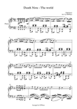Death Note Opening Theme on Piano | The world