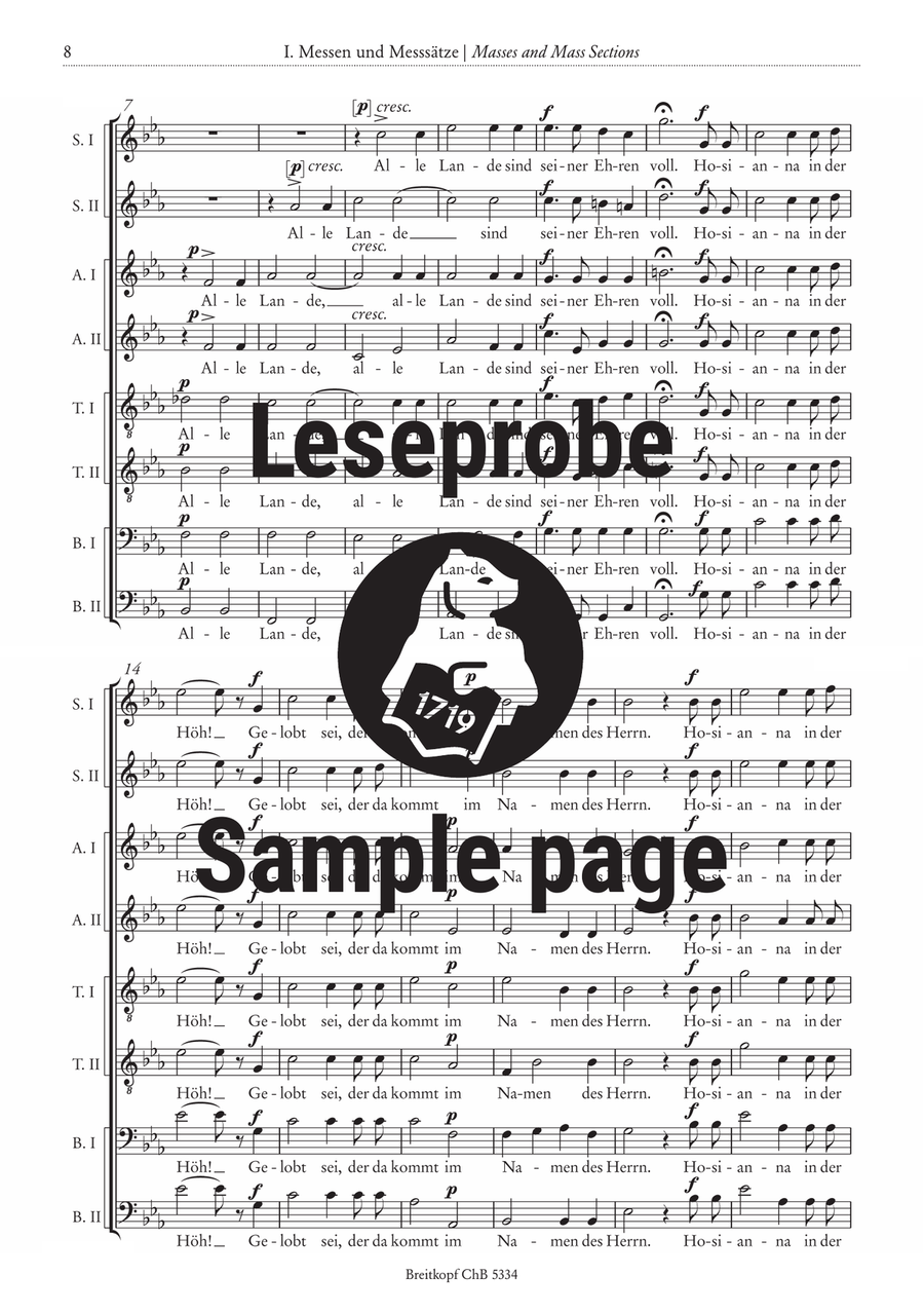 Choir Library Choir Library A Cappella scores gallery preview page 4