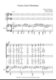 Carol, Carol, Christians (SATB)
