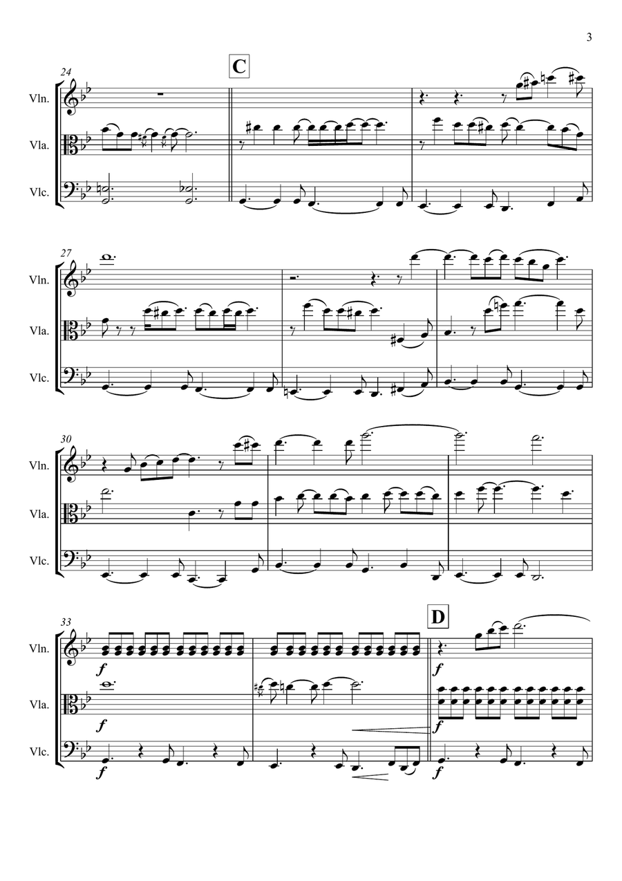 Feeling Good String Trio scores gallery preview page 5