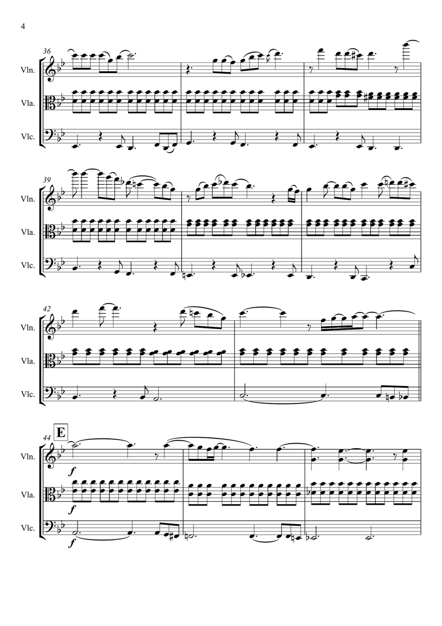 Feeling Good String Trio scores gallery preview page 6