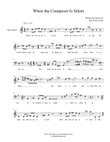 When the Composer Is Silent