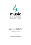 Carol of the Bells - Violin and Piano - E Minor mini preview