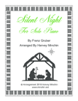 Silent Night for Solo Piano
