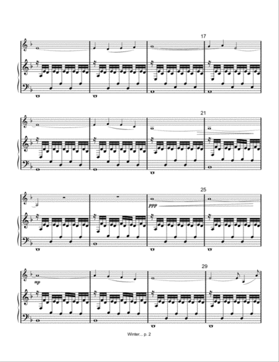 A Winter Tale Violin Solo scores gallery preview page 2
