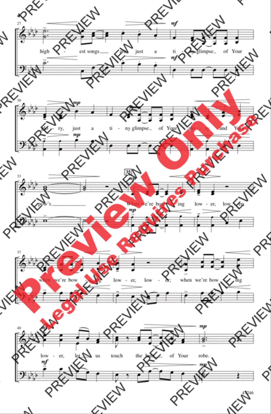 Hem of Your Robe Hem of Your Robe 3-Part scores gallery preview page 4