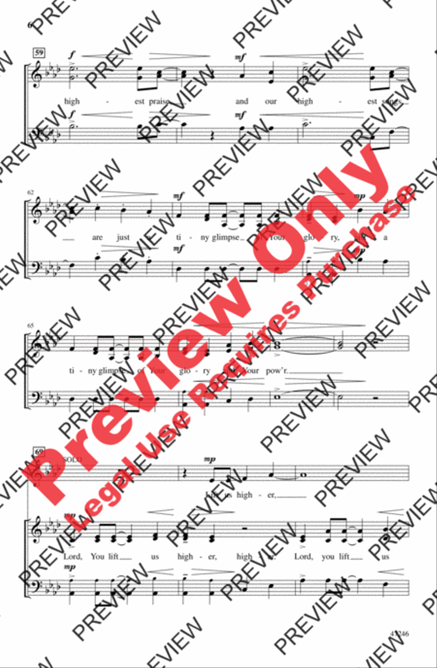 Hem of Your Robe Hem of Your Robe 3-Part scores gallery preview page 6