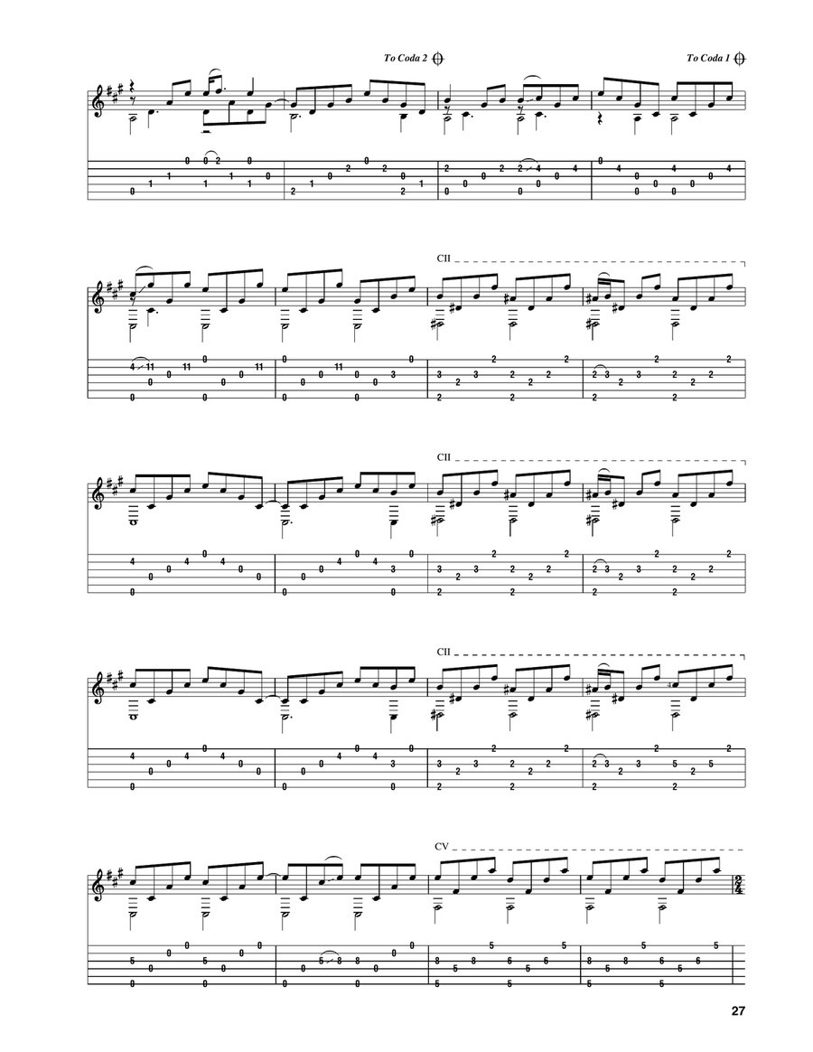 The Impending Death Of The Virgin Spirit Acoustic Guitar scores gallery preview page 2