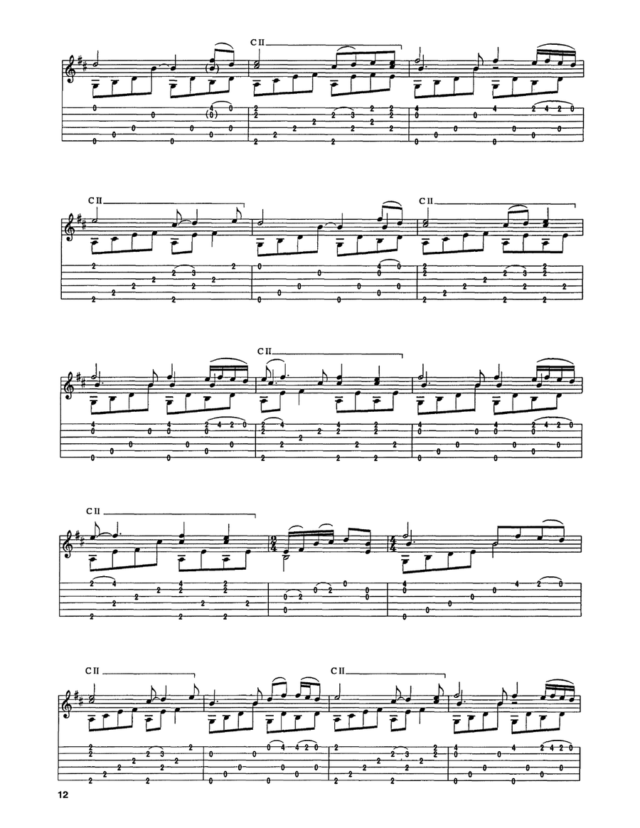 Anne's Song Anne's Song Acoustic Guitar scores gallery preview page 2