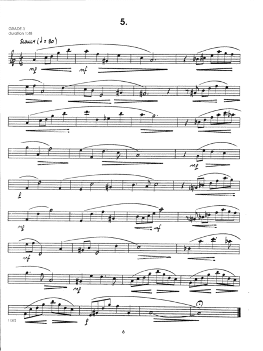 Jazz Solos For Alto Sax, Volume 1 Alto Saxophone scores gallery preview page 6