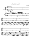 What Child Is This? for Flute, Clarinet and Piano
