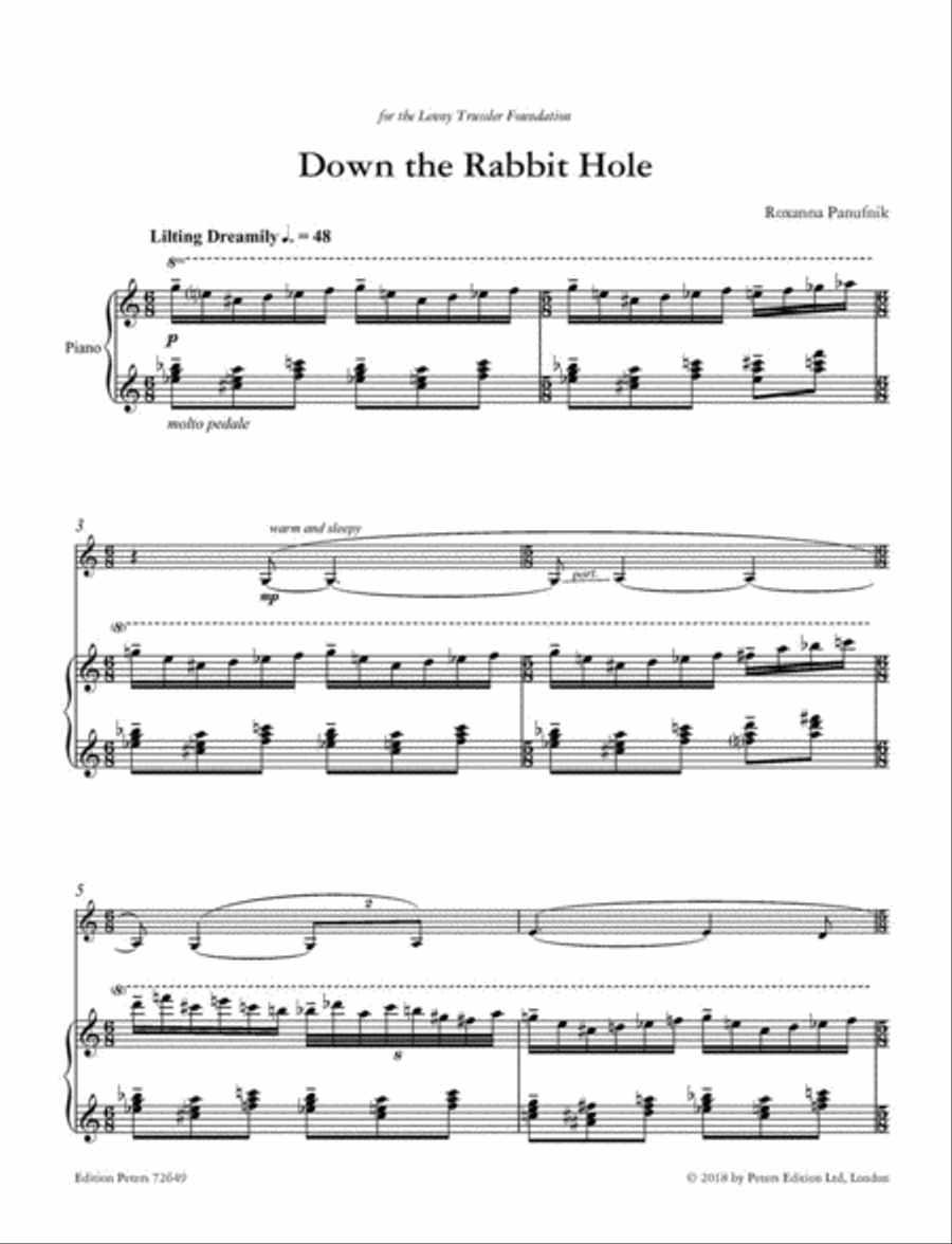 Down the Rabbit Hole Violin Solo scores gallery preview page 2