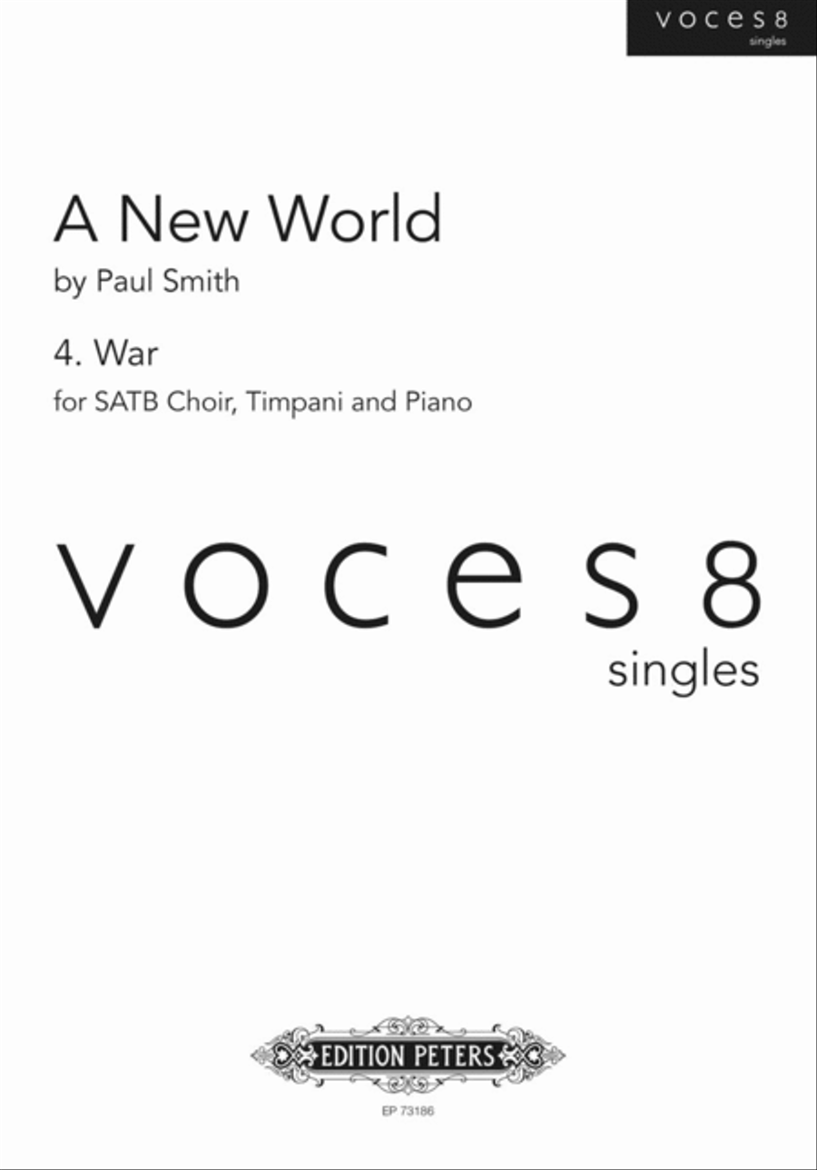 4. War (from A New World) 4-Part scores gallery preview page 2