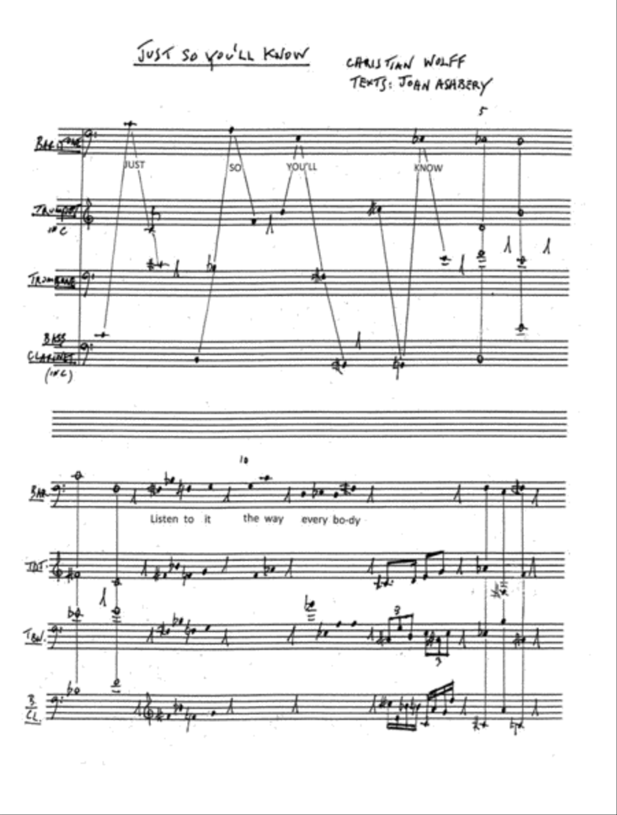 Just So You'll Know Small Ensemble scores gallery preview page 6