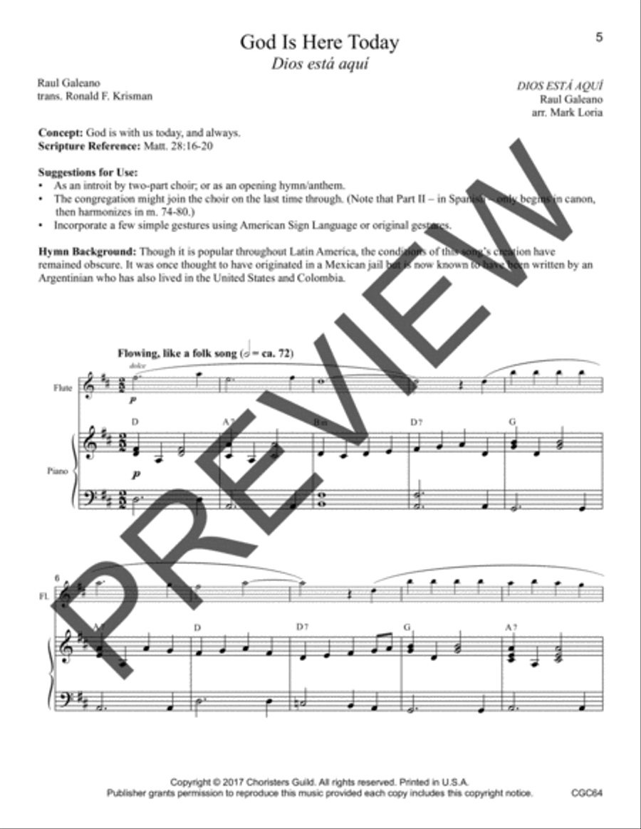 Glory to God: Hymn and Sacred Song Arrangements for Choirs of All Age 4-Part scores gallery preview page 3
