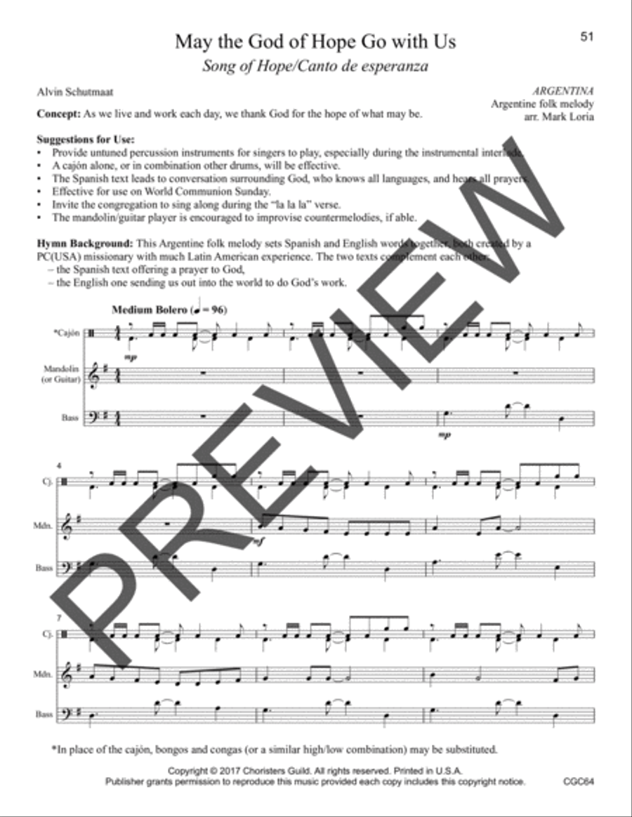 Glory to God: Hymn and Sacred Song Arrangements for Choirs of All Age 4-Part scores gallery preview page 8
