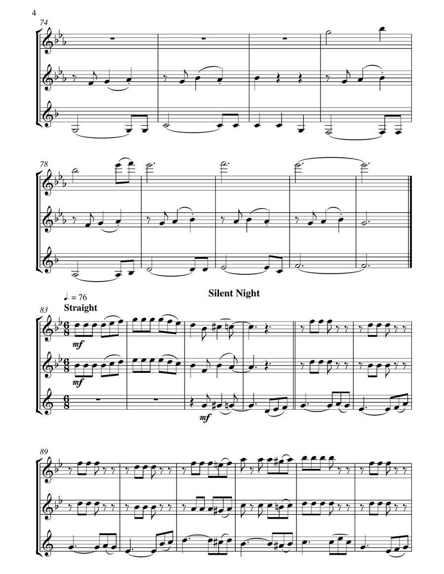 A Christmas Revamp A Christmas Revamp Woodwind Trio scores gallery preview page 5
