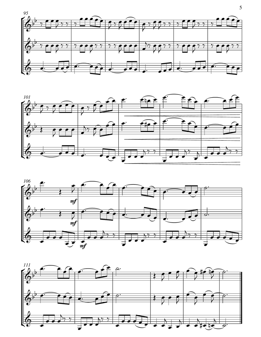 A Christmas Revamp A Christmas Revamp Woodwind Trio scores gallery preview page 6