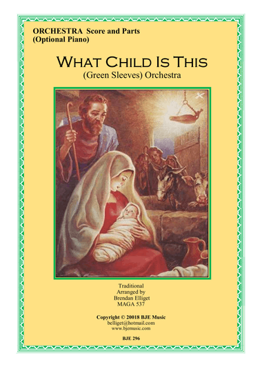 What Child Is This (Green Sleeves) - Orchestra Score and Parts PDF