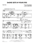 Smoke Gets In Your Eyes (arr. Roger Holmes) - Piano/Vocal