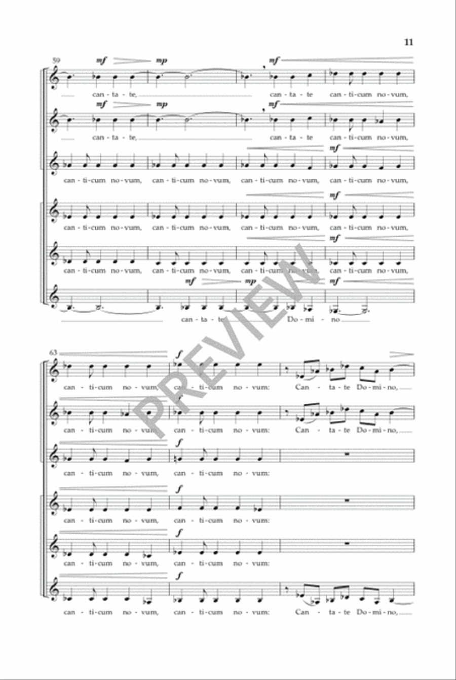 Canticum Novum (SSSAAA) Canticum Novum (SSSAAA) Women's Choir scores gallery preview page 12