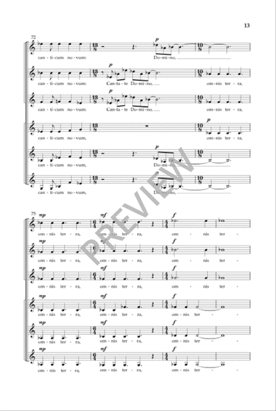 Canticum Novum (SSSAAA) Canticum Novum (SSSAAA) Women's Choir scores gallery preview page 14